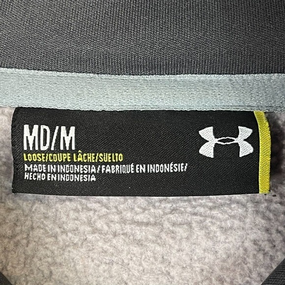 Under Armour Hoodie Adult Medium Gray Minnesota University Pullover Sweater Mens - Picture 8 of 14